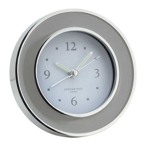 Addison Ross Chiffon & Silver Alarm Clock